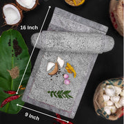 Kerala Traditional Large Size Ammikallu Silbatta 16 x 9 - Grinding Stone Masher