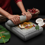 Kerala Traditional Large Size Ammikallu Silbatta 16 x 9 - Grinding Stone Masher